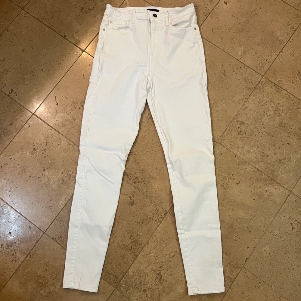 Marciano Stiletto No. 97 High Rise White Jeans